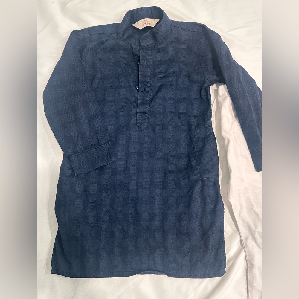 Toddler Navy Blue Kurta